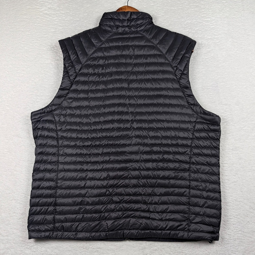 L.L. Bean Puffer Vest Mens XL Black Goose DownTek 850 Ultralight Pertex Quantum - Picture 9 of 10